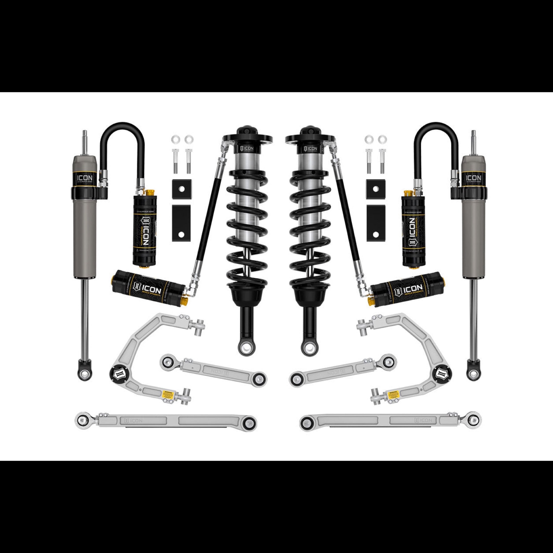Toyota Tacoma Icon Stage 10 suspension system with billet control arms
