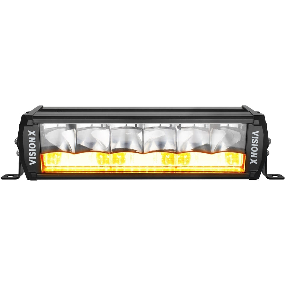 12" Shocker Dual Action LED Light Bar | Race Amber Elliptical