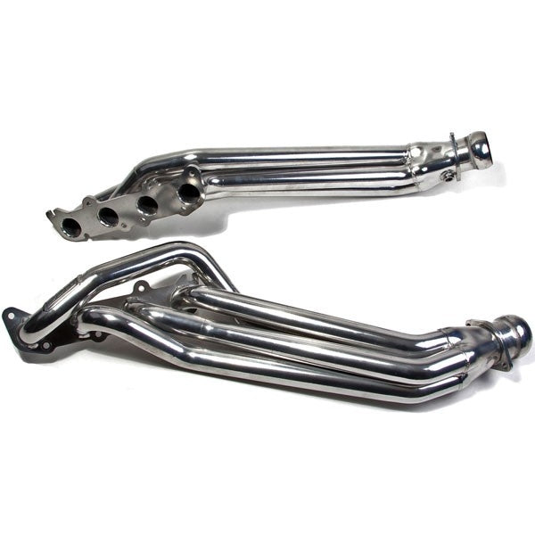 BBK 18560 1-7/8 Long Tube Headers Polished Silver Ceramic 11-23 Ford Mustang GT, 16-20 GT350 5.2