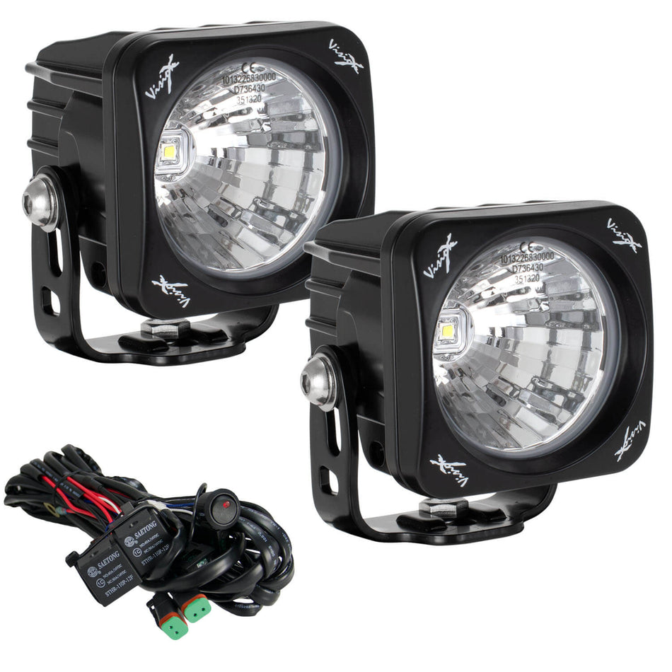 3" Optimus Square 20º Beam LED Light Kit