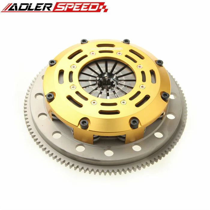 RACING TWIN DISC CLUTCH KIT+ CHROMOLY FLYWHEEL for 2001-2006 BMW M3 E46 6-SPEED