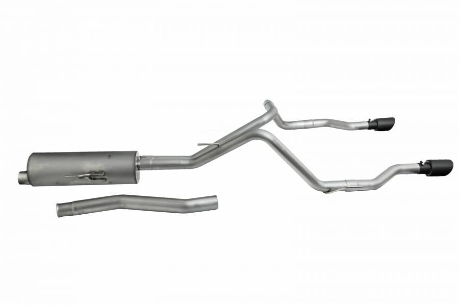 Jeep Gladiator JT Black Elite Dual Split Exhaust System (617410B)