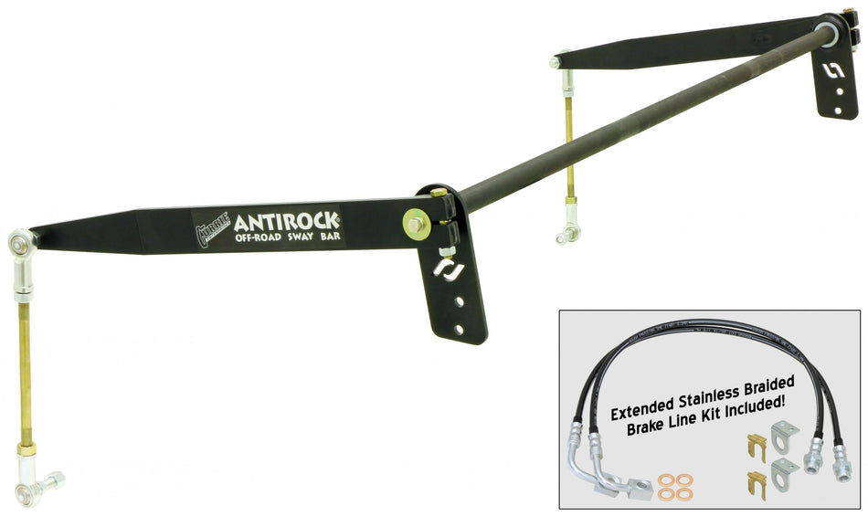 Antirock Rear Sway Bar Kit (forged arms, .850 in. bar) - Jeep Wrangler JK 2DR