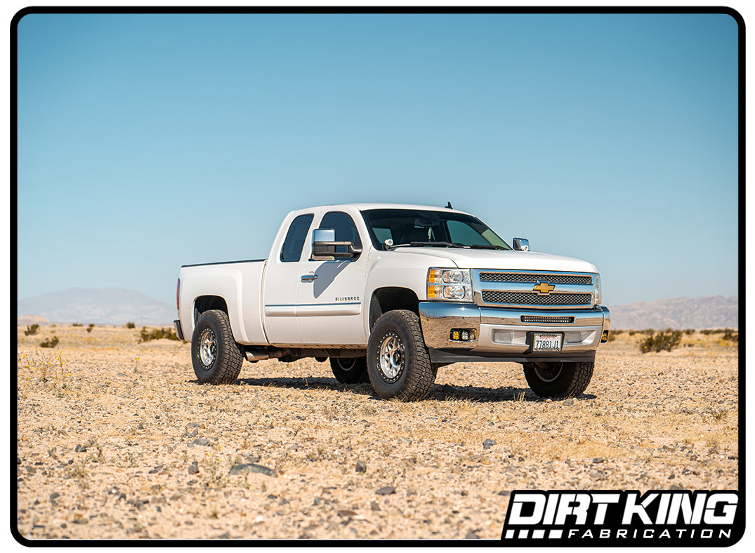 2007-2018 Chevy Silverado / GMC Sierra 1500 - 2.5 Smooth Body Shocks | DCA Piggyback Reservoir