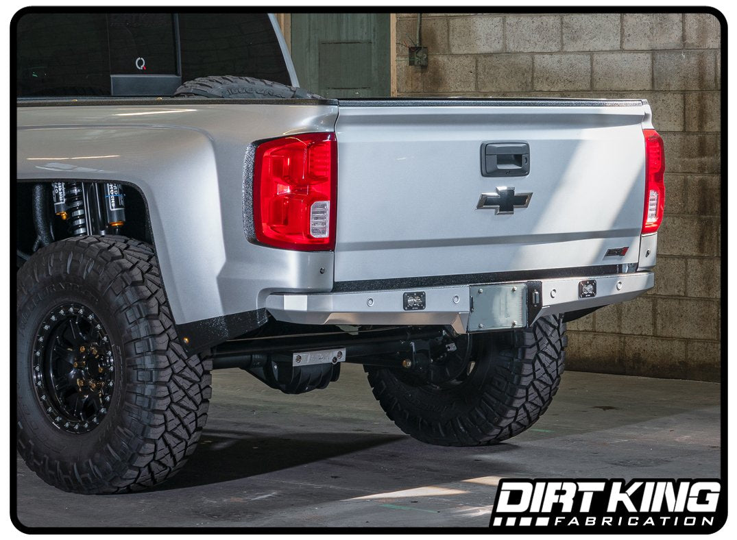 2007-2018 Chevy Silverado / GMC Sierra - Plate Rear Bumper