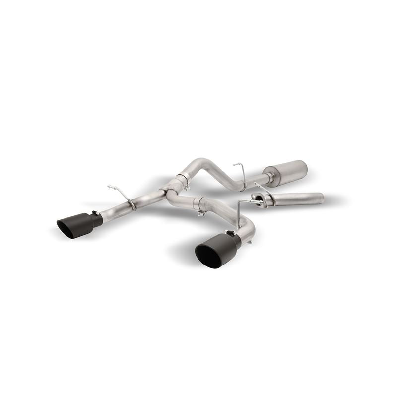 2021-2022 Ford Bronco (4 Door - does not fit sport) Elite Black Dual Split Exhaust System (69551B)