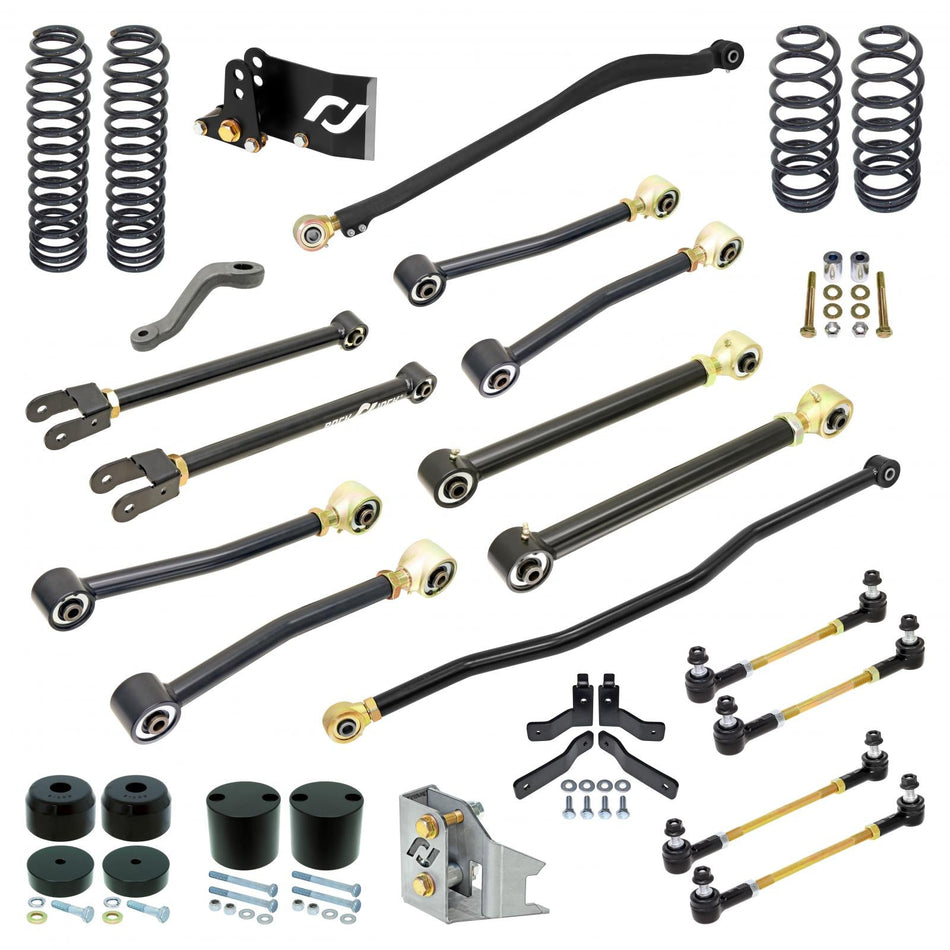 RockJock Pro Edition JK Wrangler (2D) Suspension System (4 in. Lift)