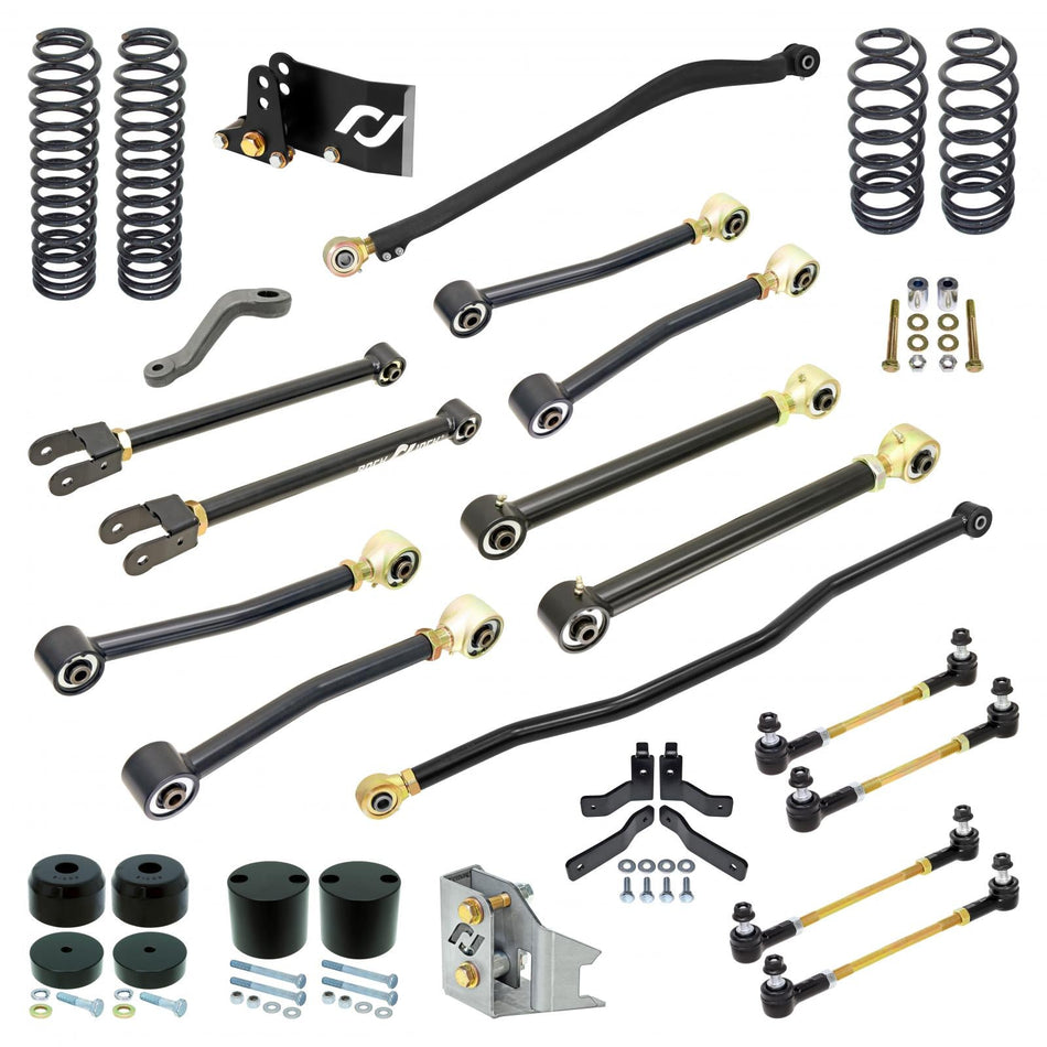 RockJock Pro Edition JK Unlimited (4D) Suspension System (4 in. Lift)