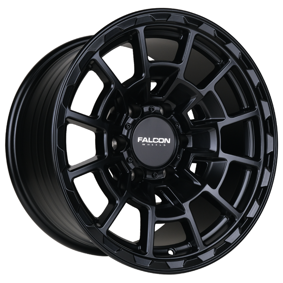 T4 Spyder - Matte Black 17x9
