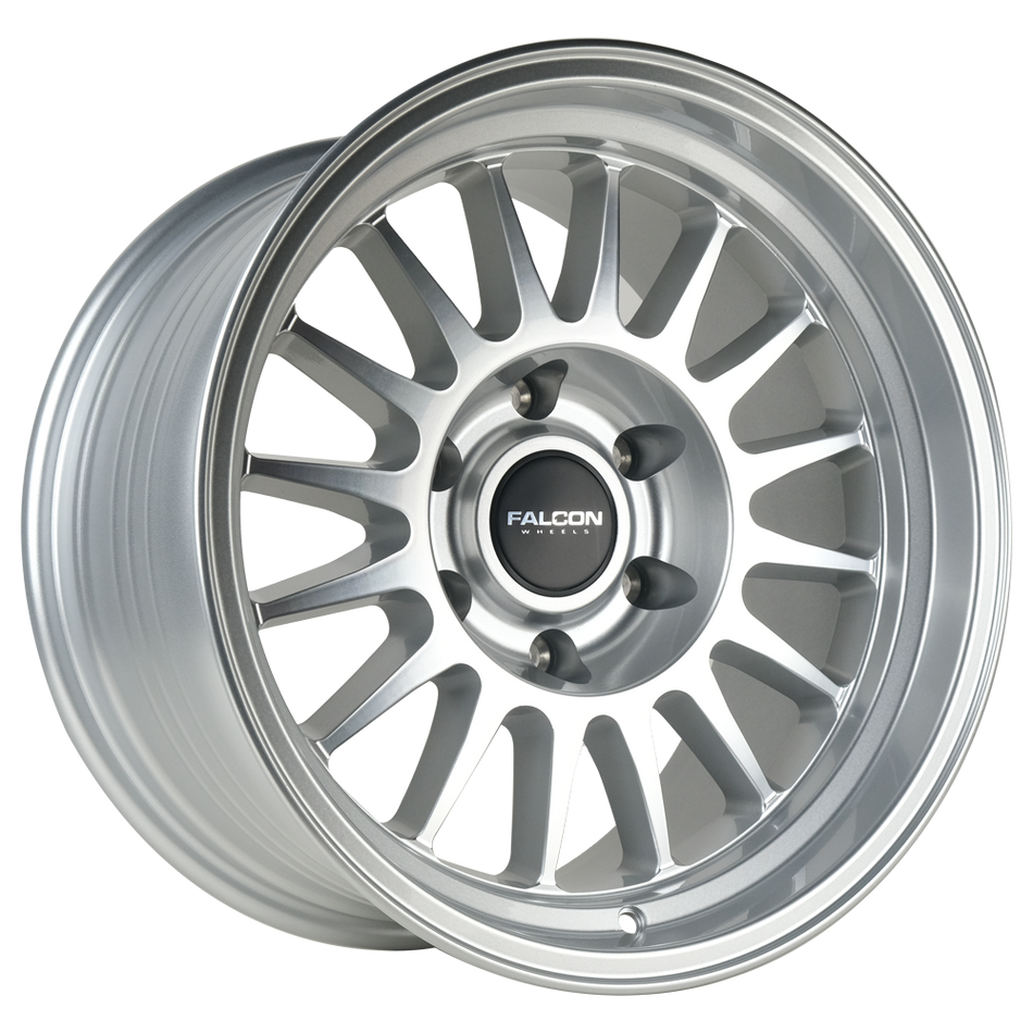 TX2 - Stratos Silver w/Machine Face 17x9