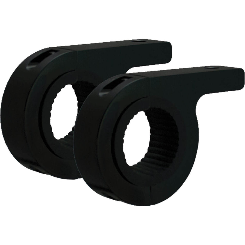 Pair of Black 1.50" Tube Frame Mounting Clamp (For M8 Mounting Bolt)