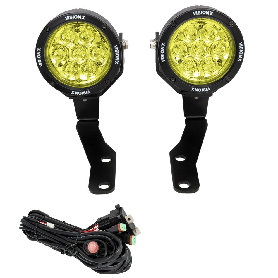 2016-2023 Toyota Tacoma A-Pillar Mounts with 4.7" CG2's