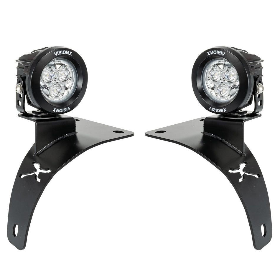 18+ Jeep JL / '20+ Jeep Gladiator Cowl Light Kit (With 3.7" CG2 Mini Cannon)