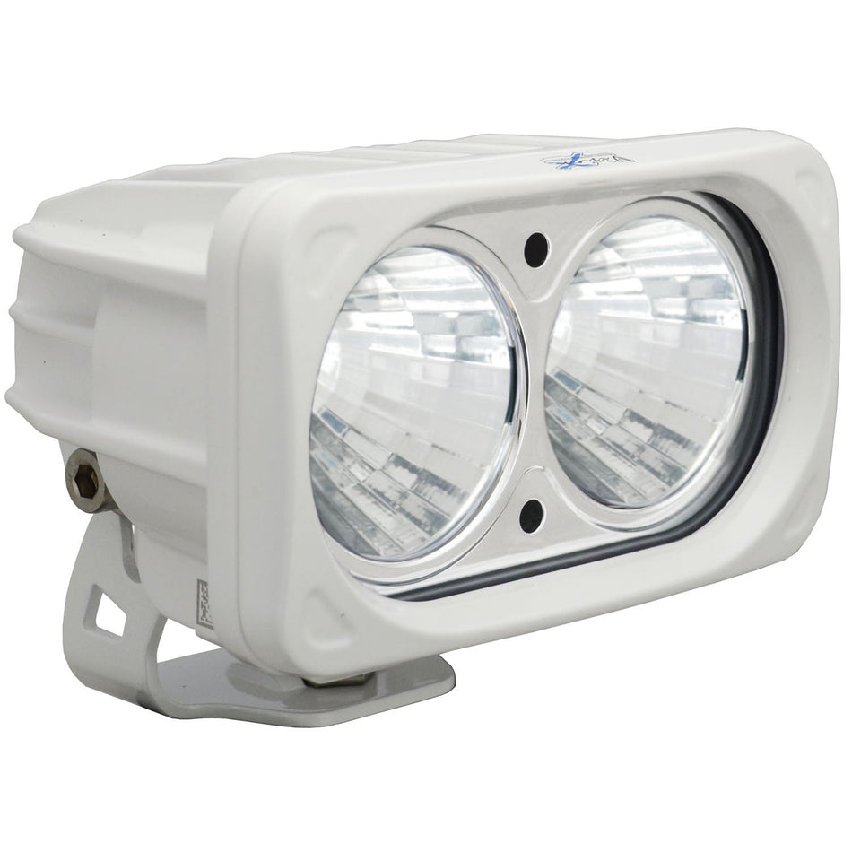 6? White Optimus Dual 20° Beam LED Light