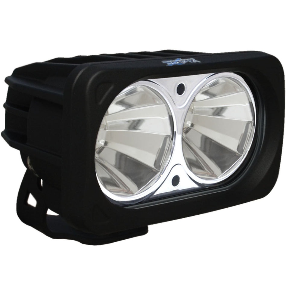 6? Black Optimus Dual 60° Flood Beam LED Light