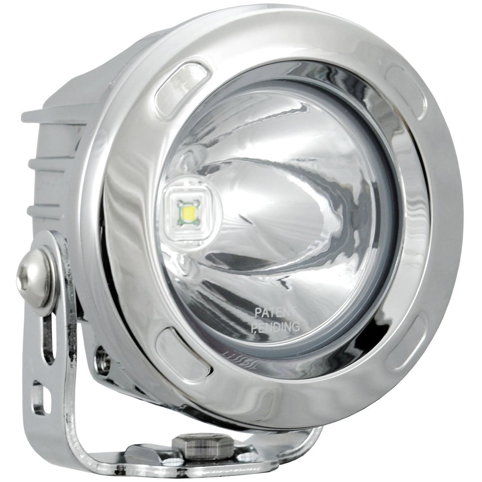 3.7" Chrome Optimus Round 10º Beam LED Light