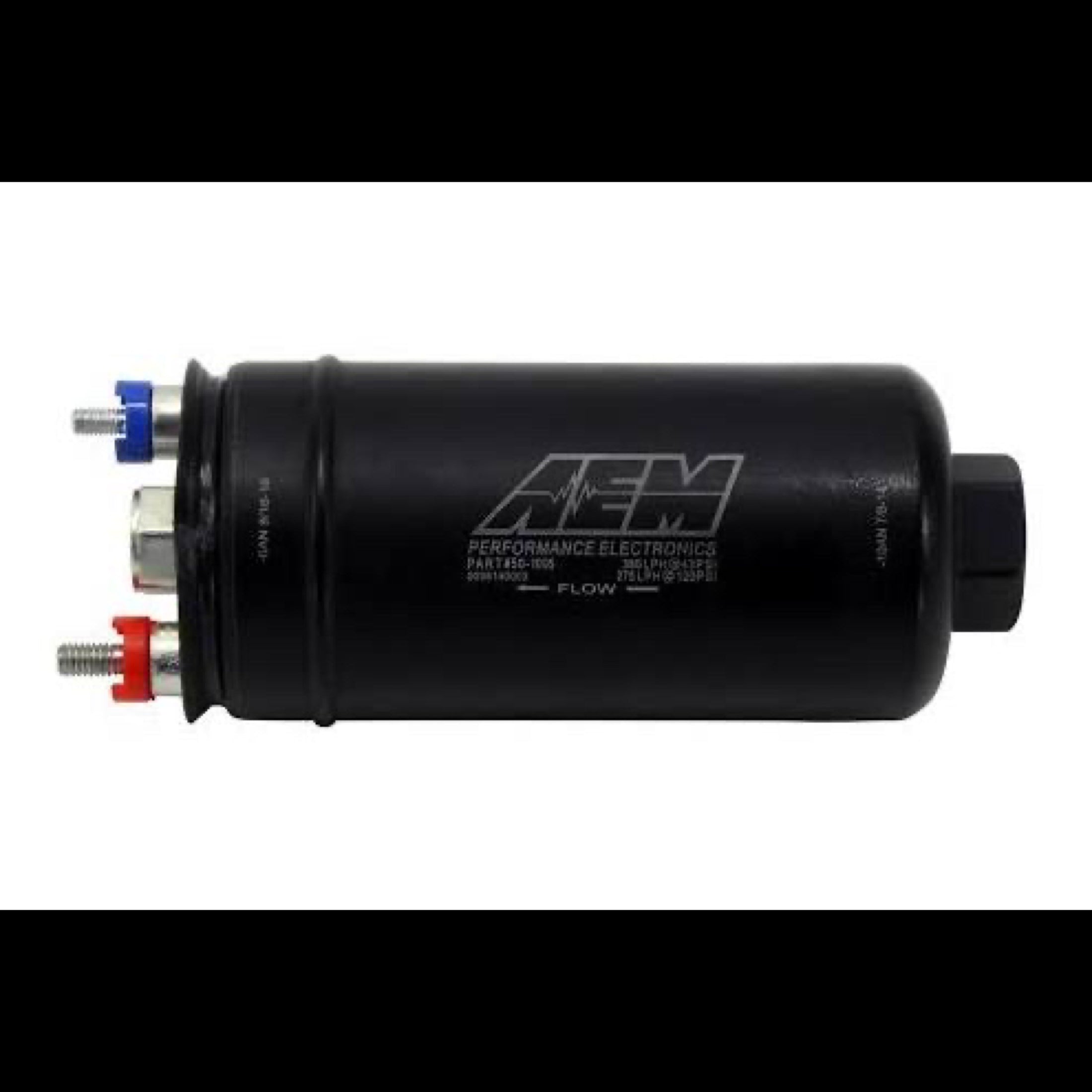 AEM performance fuel pump in black