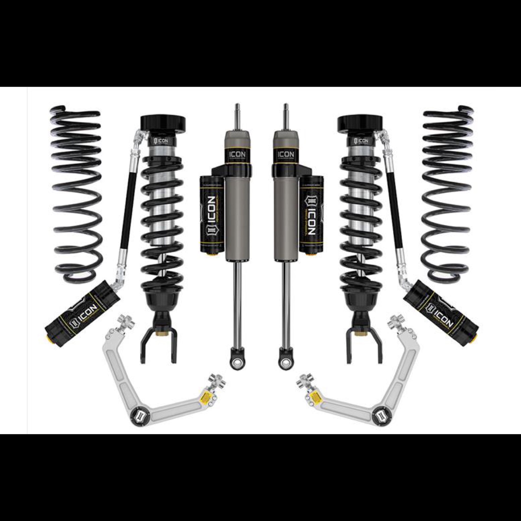 Dodge Ram Icon suspension system with billet upper control arms