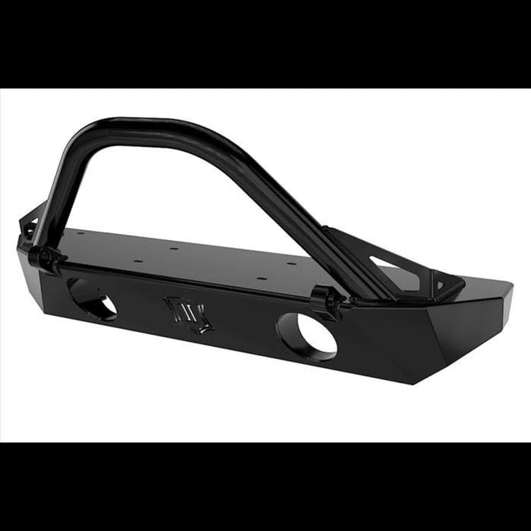 Icon Impact front steel bumper in black