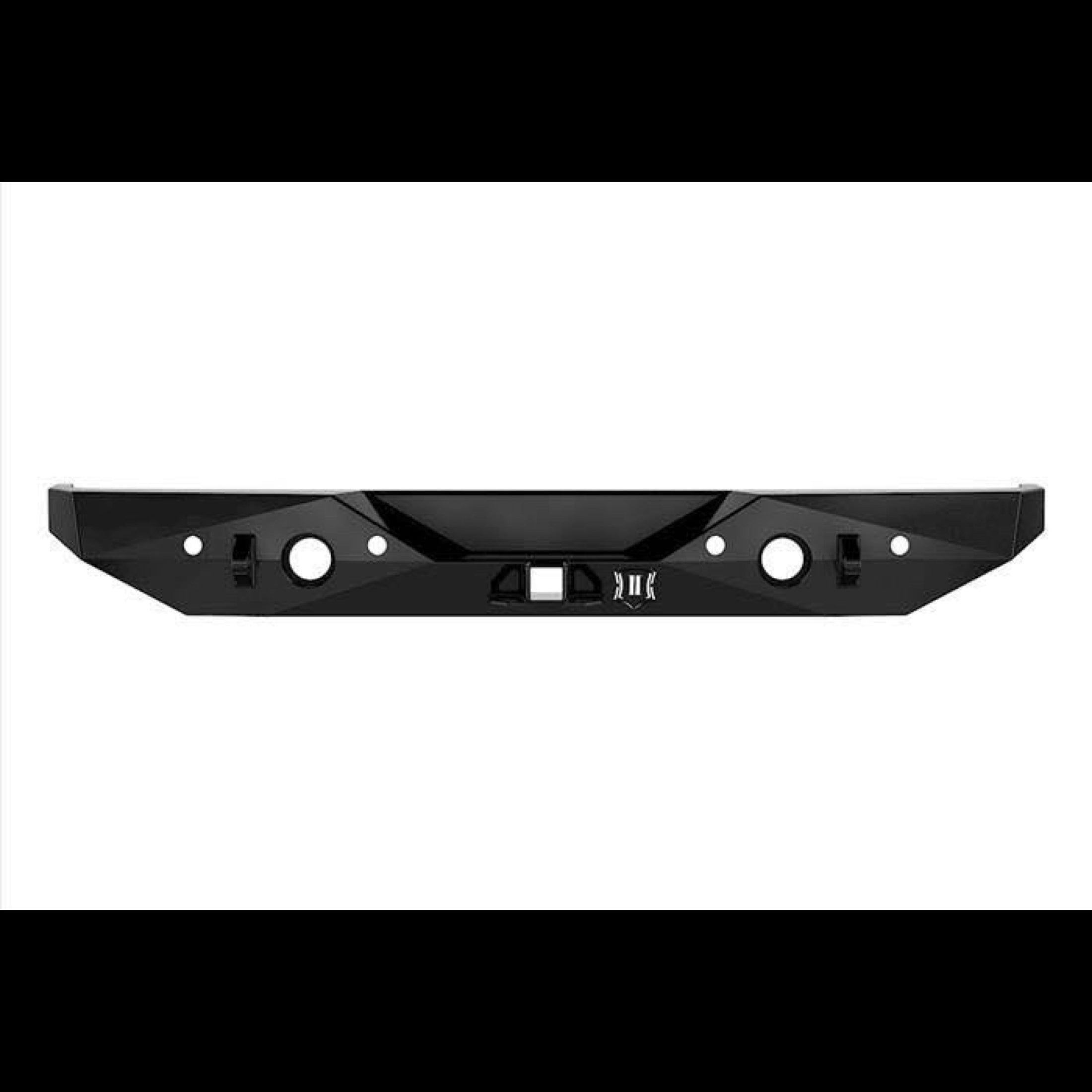 Icon Impact rear steel bumper in black