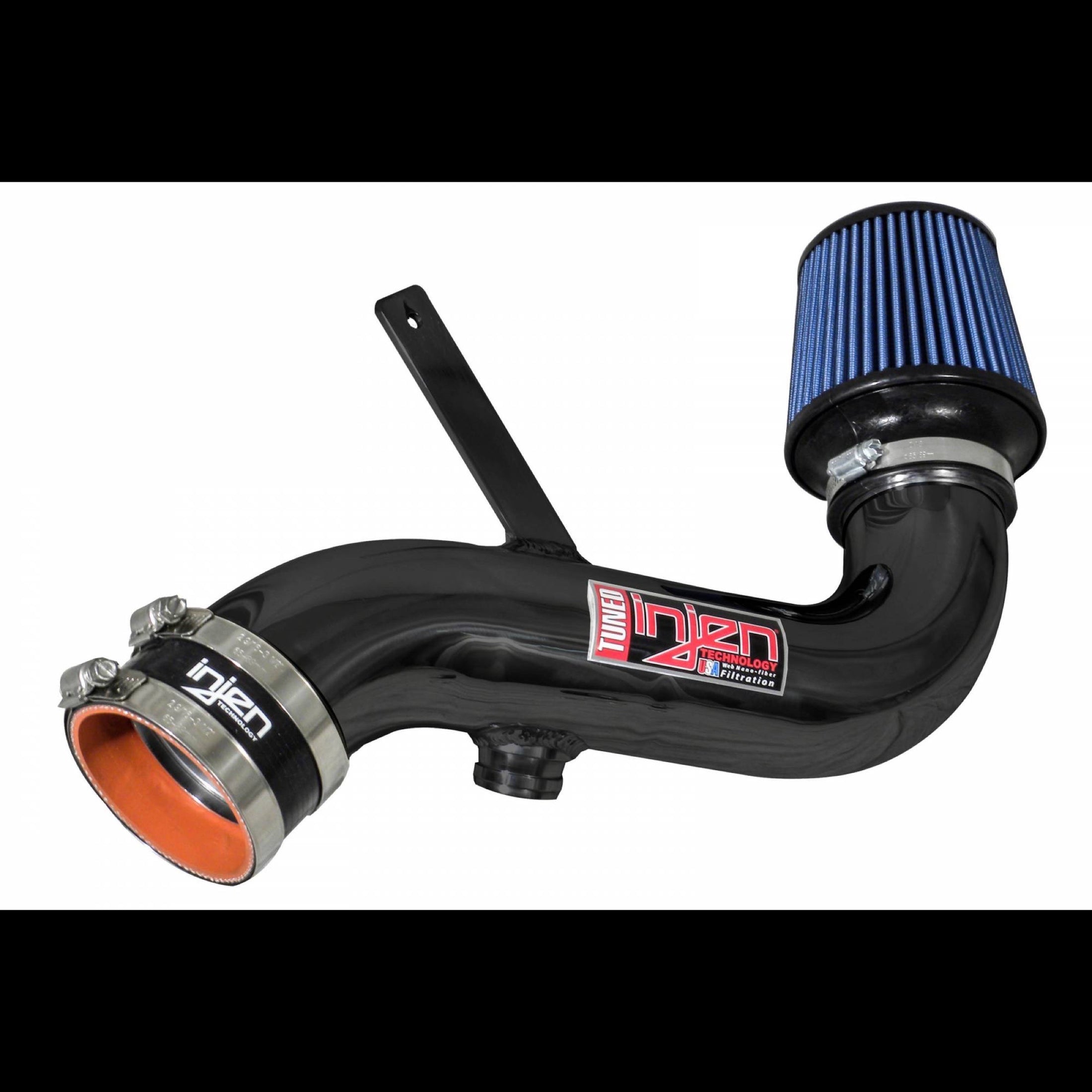 Injen cold air intake system in black