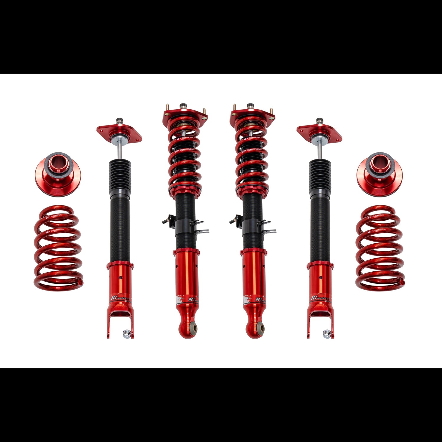 Nissan Z Chassis apexi coilovers in red