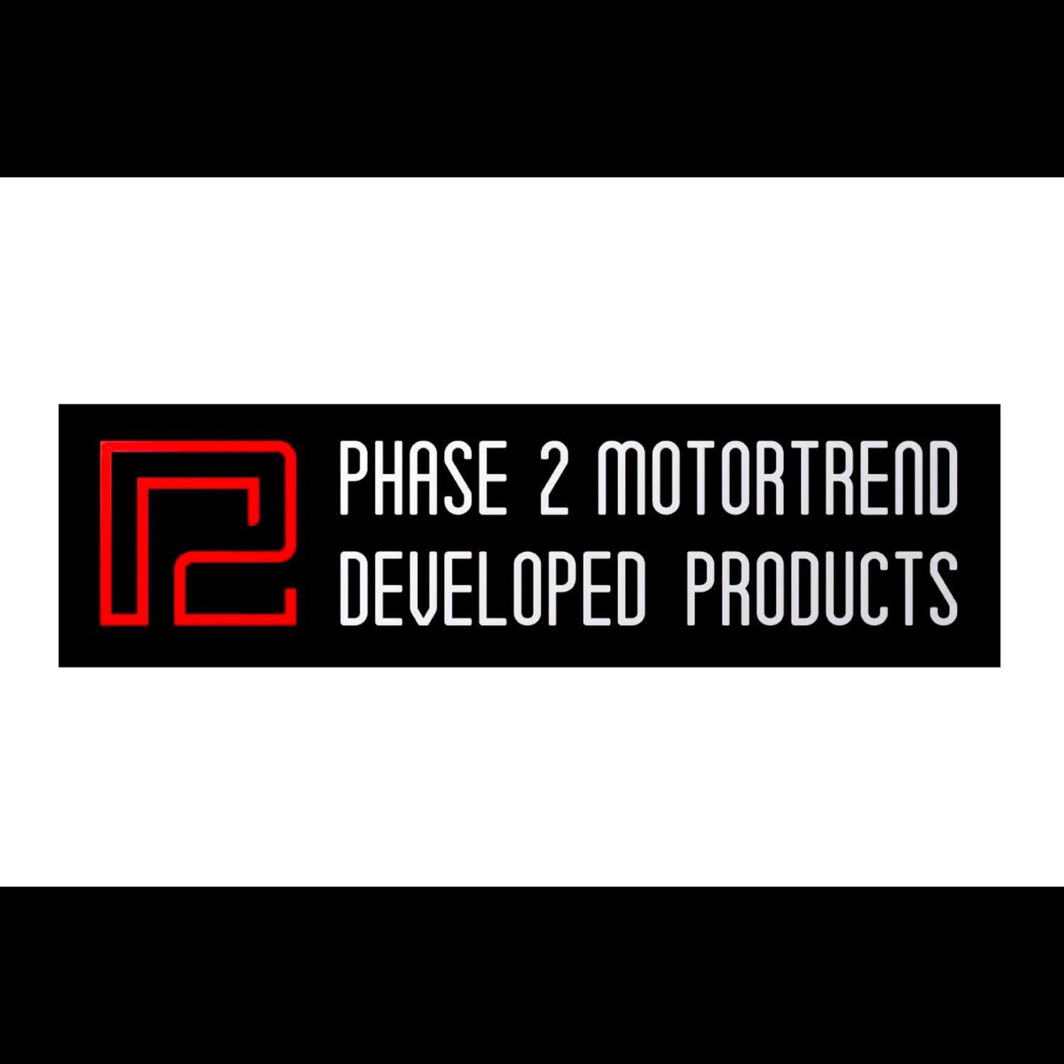 Phase 2 Motortrend logo with a white background