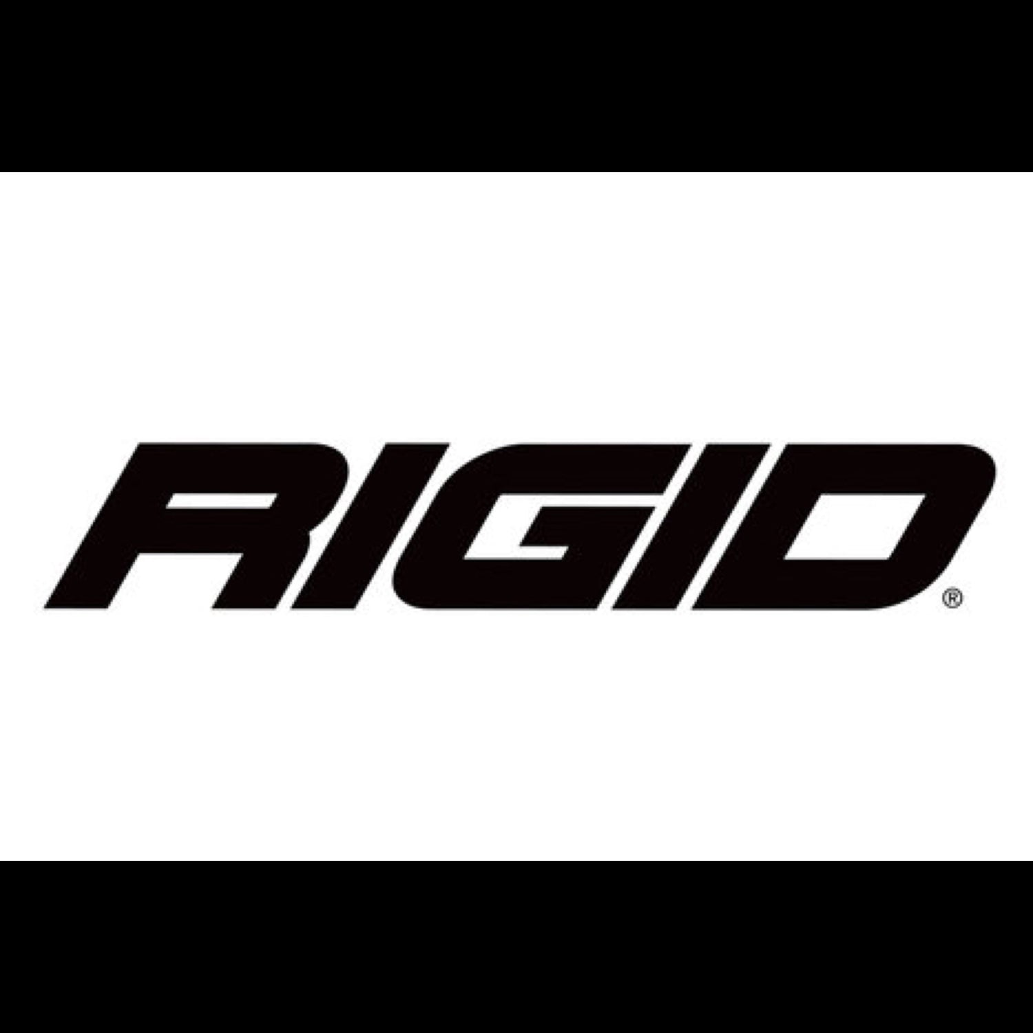 Rigid Industries lighting logo with white background