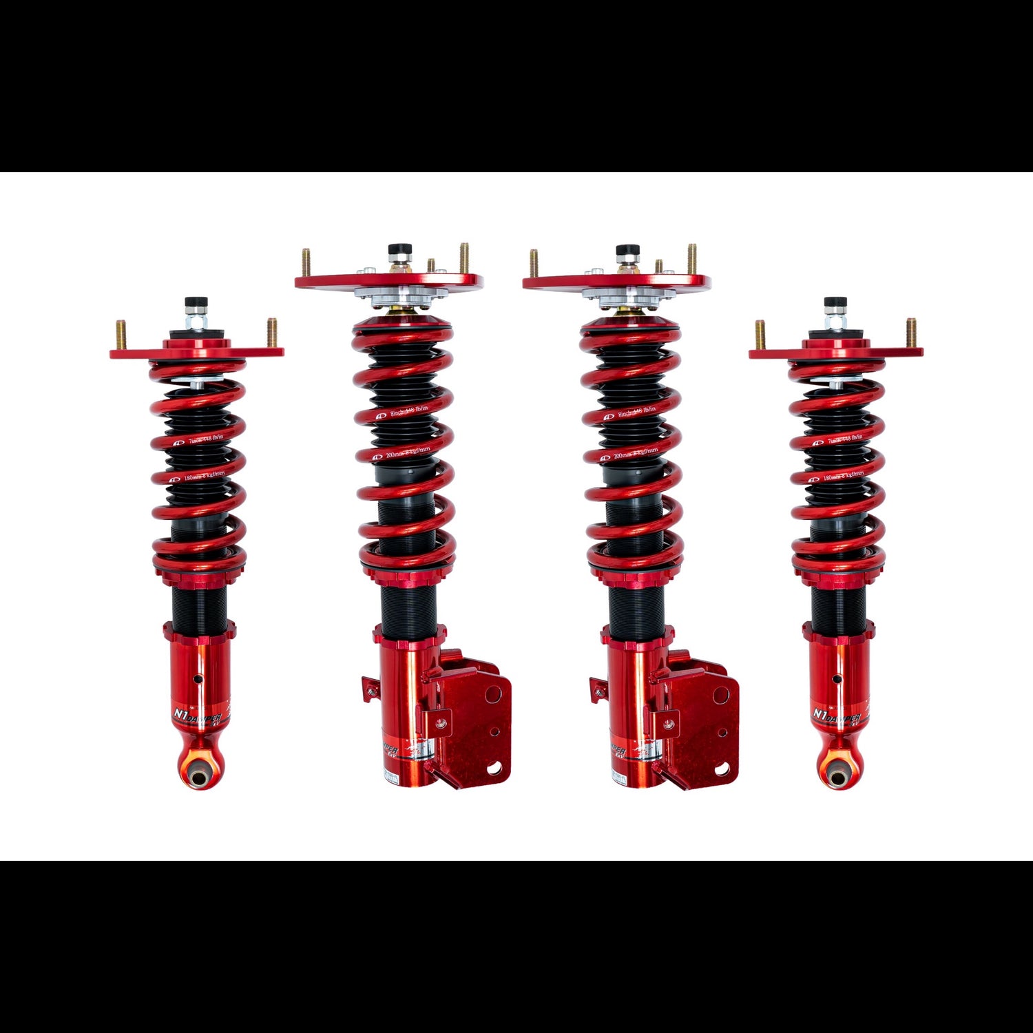 Toyota GR86 FRS BRZ Apexi coilover system in red