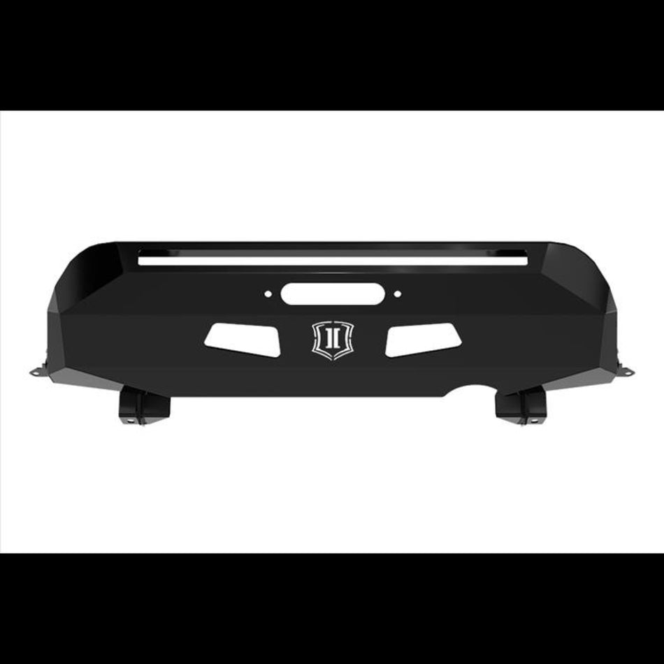 Toyota Tacoma Icon Impact Armor front bumper in black