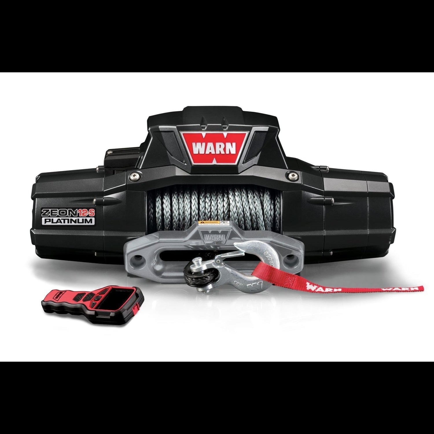 Warn Zeon platinum winch black color with nylon rope