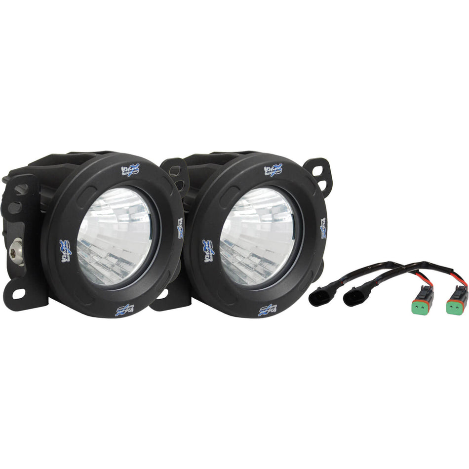2007-2009 Jeep JK Fog Light Upgrade Kit (with Optimus LED Light)