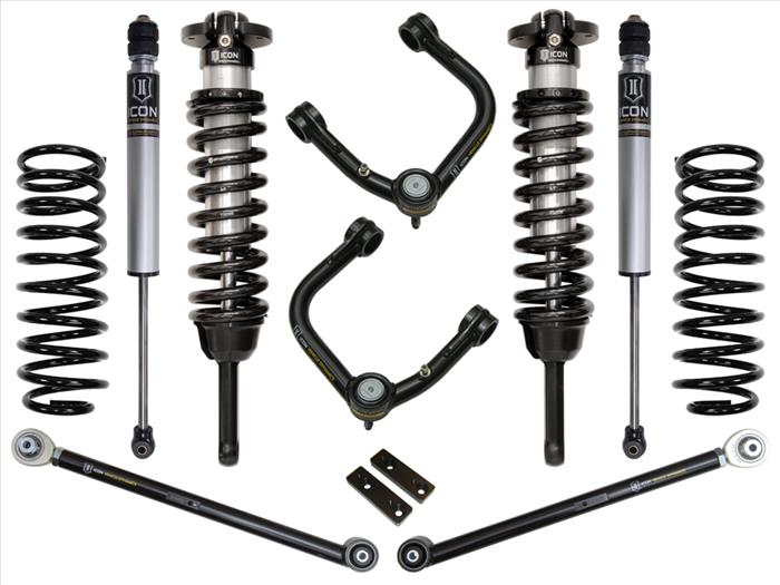 10-Up 4Runner/FJ Cruiser 0-3.5" Lift Stage 3 Suspension System, Tubular UCA (K53063T)