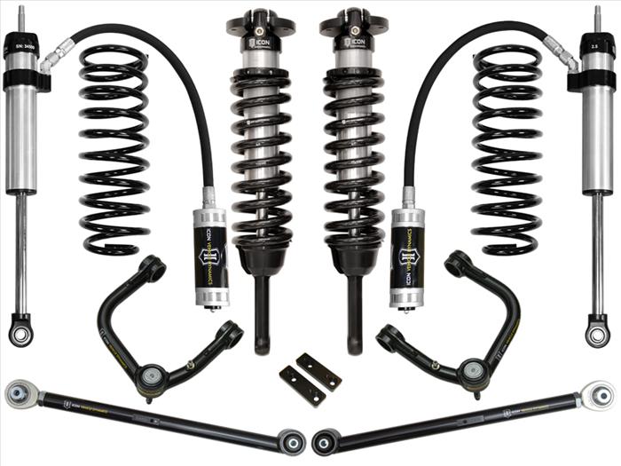 10-Up 4Runner/FJ Cruiser 0-3.5" Lift Stage 4 Suspension System, Tubular UCA (K53064T)