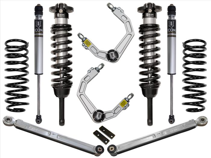 10-Up 4Runner/FJ Cruiser, 0-3.5" Lift Stage 3 Suspension System, Billet UCA (K53063)