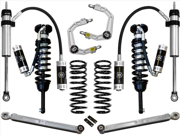 10-Up 4RunnerFJ Cruiser, 0-3.5 Lift Stage 5 Suspension System, Billet UCA (K53065)