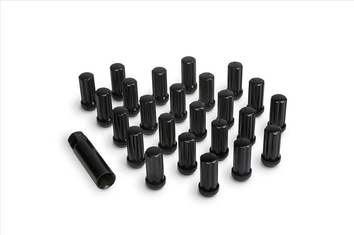 14 X 1.5 / 24 Count W/ Key Lug Nut Kit -Black - (89141524B)