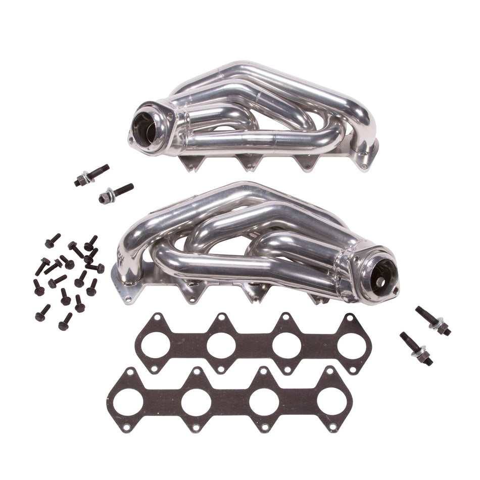 Ford Mustang GT 1-5/8 Shorty Exhaust Headers Polished Silver Ceramic 05-10
