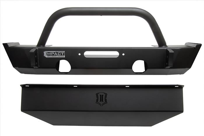 18-Up JL & 20-Up JT Jeep Wrangler Front Bumper w/Skid Plate (25150)