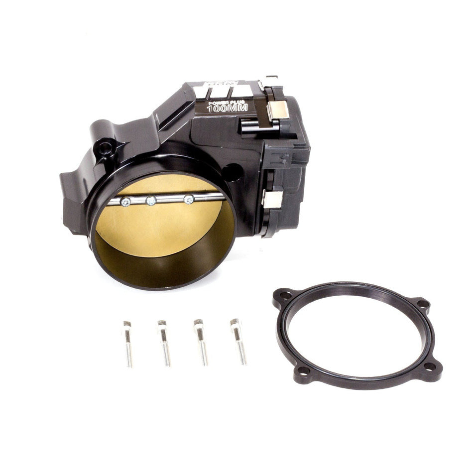 Dodge Hemi Hellcat 6.2 100mm Throttle Body Black Billet Aluminum 15-24