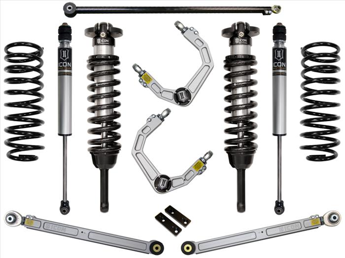 2010-Up Lexus GX460, 0-3.5" Lift, Stage 3 Suspension System, Billet UCA (K53183)
