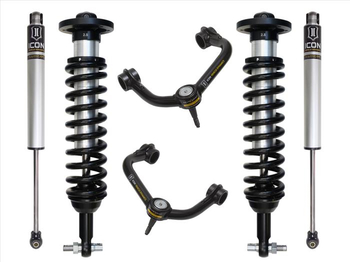2015-2020 Ford F150 2WD, 0-3" Lift, Stage 2 Suspension System, Tubular UCA (K93092T)