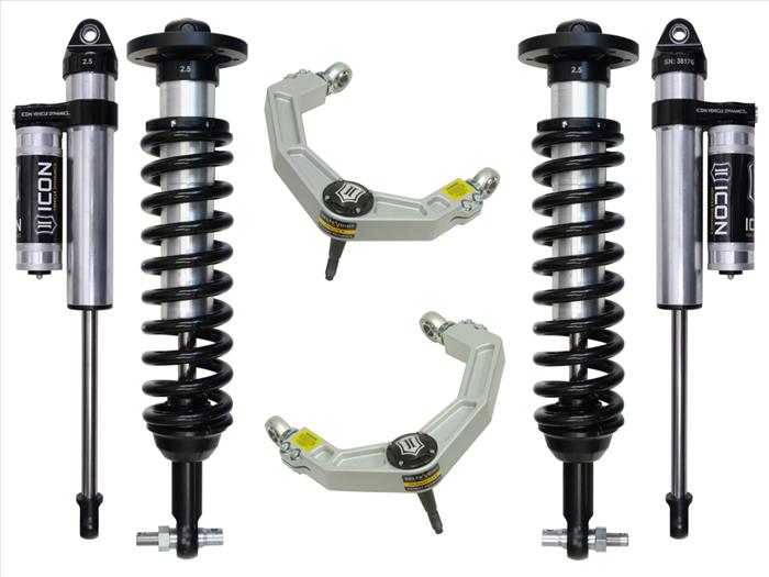 2015-2020 Ford F150 2WD, 0-3" Lift, Stage 3 Suspension System, Billet UCA (K93093)