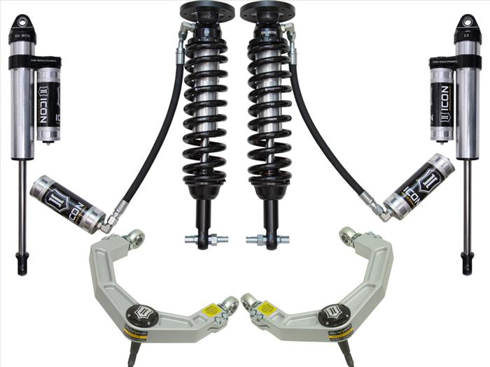 2015-20 Ford F150 2WD, 1.75-3" Lift, Stage 4 Suspension System, Billet UCA (K93094)