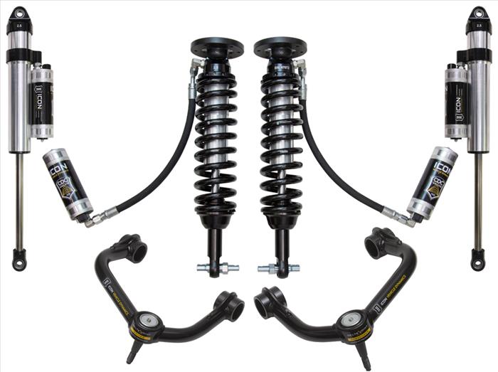 2015-20 Ford F150 2WD, 1.75-3" Lift, Stage 5 Suspension System, Tubular UCA (K93095T)