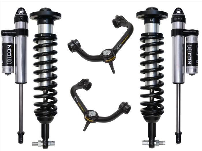 2015-20 Ford F150 4WD, 0-2.63" Lift, Stage 3 Suspension System, Tubular UCA (K93083T)