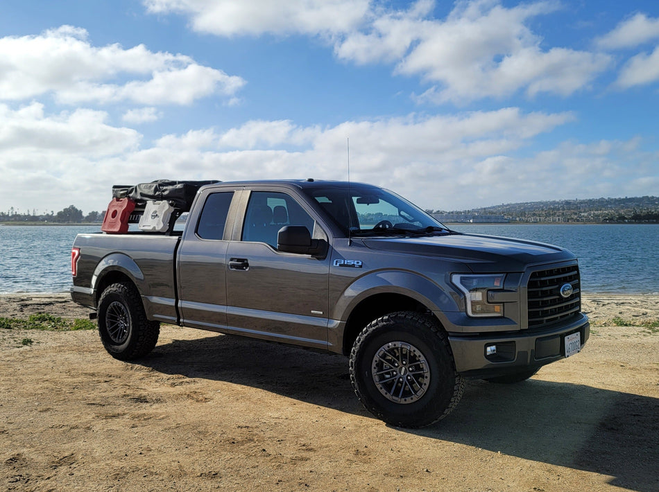 2015+ F-150 Mid Height Rooftop Tent Rack Kit