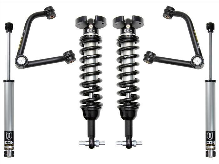 2019-2023 GM 1500, 1.5-3.5" Lift, Stage 2 Suspension System, Tubular UCA (K73062T)