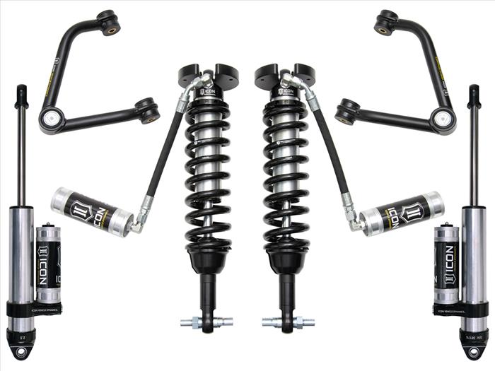 2019-2023 GM 1500, 1.5-3.5" Lift, Stage 3 Suspension System, Tubular UCA (K73063T)