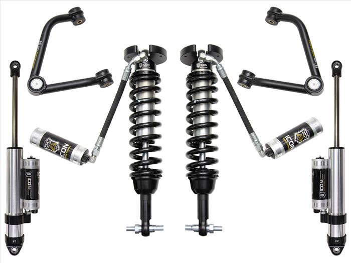 2019-2023 GM 1500, 1.5-3.5" Lift, Stage 4 Suspension System, Tubular UCA (K73064T)